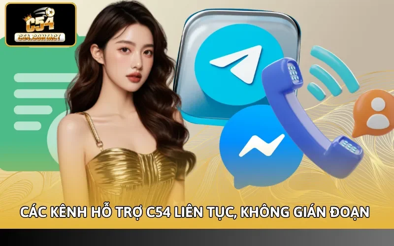 C54 hỗ trợ 24 7 không? Đánh Giá Thực Tế Dịch Vụ 2026 2 Các kênh hỗ trợ C54 liên tục, không gián đoạn