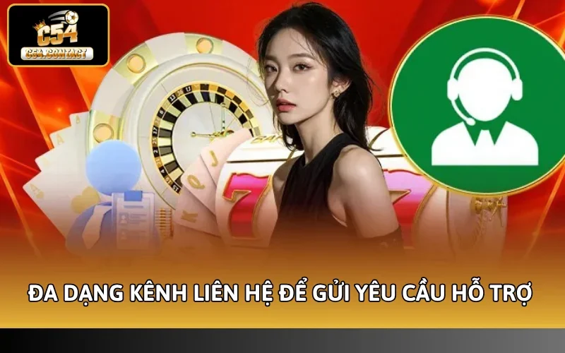 Cách Gửi Yêu Cầu Hỗ Trợ Đến C54 Thuận Tiện, Dễ Dàng 2 Đa dạng kênh liên hệ để gửi yêu cầu hỗ trợ