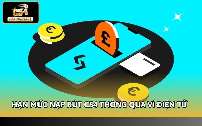 Hạn mức nạp rút C54 thông qua ví điện tử 